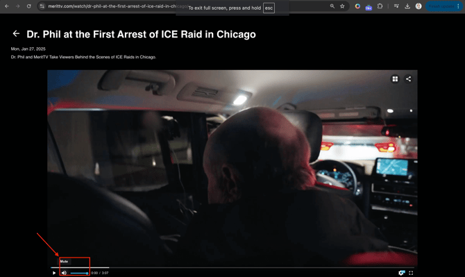 How to adjust volume in browser.