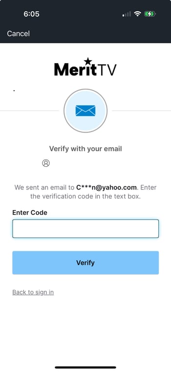 How to reset your password - step 5.